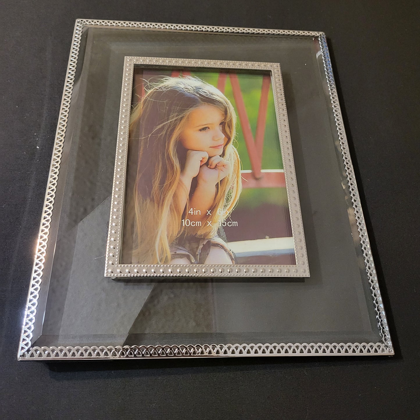 Silver and Glass Frame