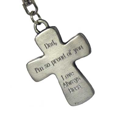 Serenity Cross Keychain
