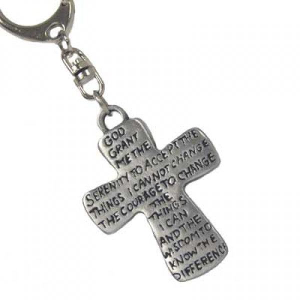 Serenity Cross Keychain