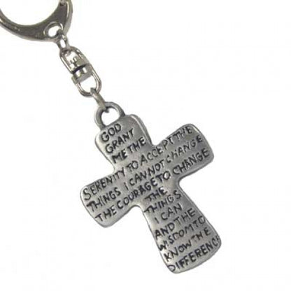 Serenity Cross Keychain