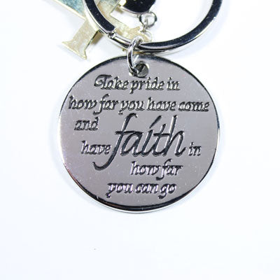 Faith Cross Keychain