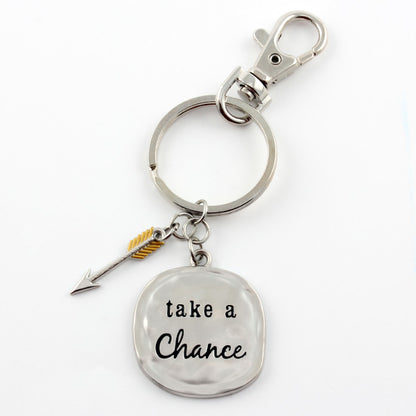 Take a Chance Keychain
