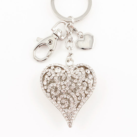 Heart Bling Keychain