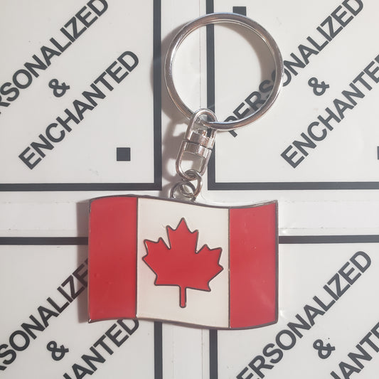 Canada Flag Keychain