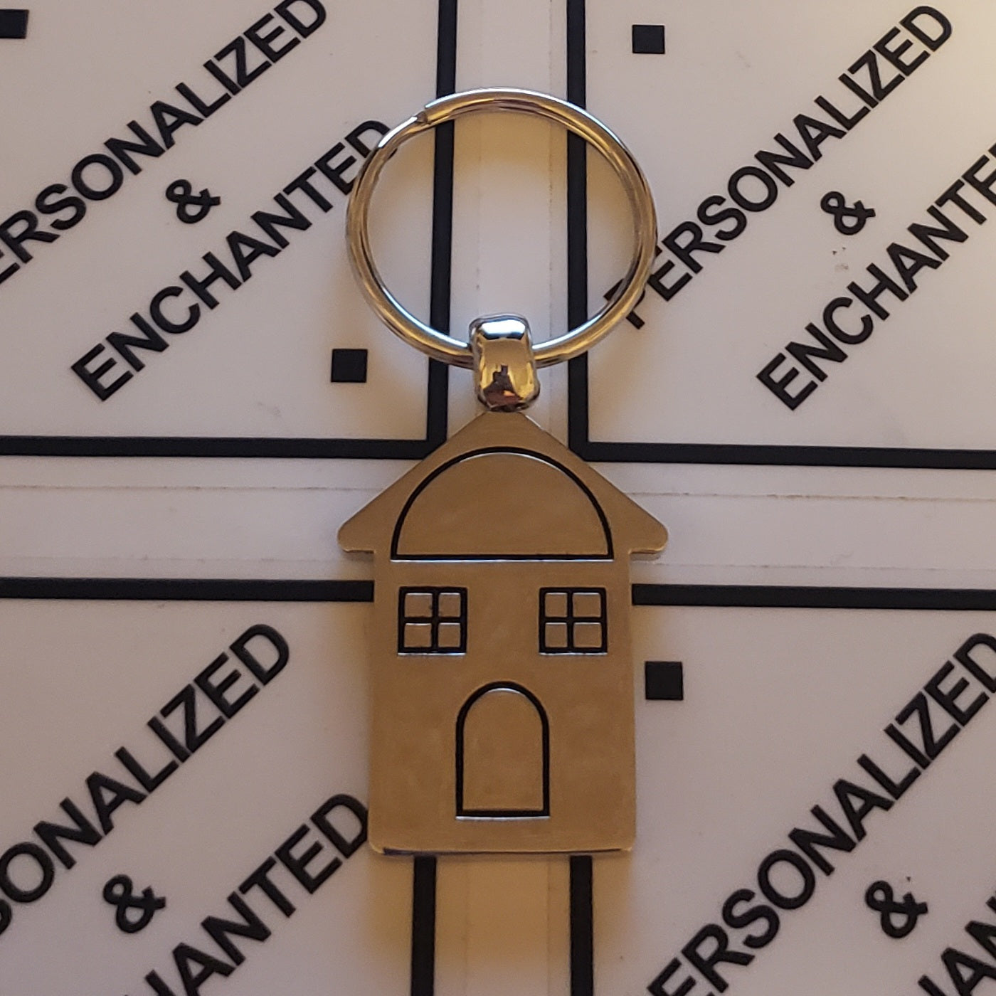 Tall House Keychain