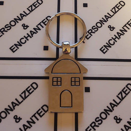 Tall House Keychain