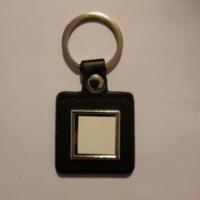 Load image into Gallery viewer, Square Leather Keychain
