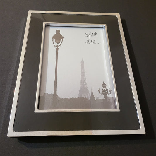 Black and Silver Frame